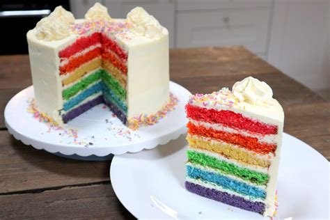 The Ultimate Celebration Cake With Six Colourful Layers Of Moist