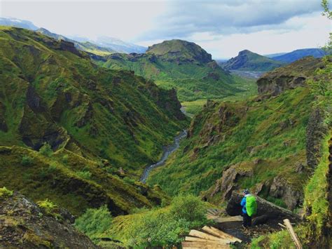 Thorsmork Valley Iceland Nature Hiking Trails Travel