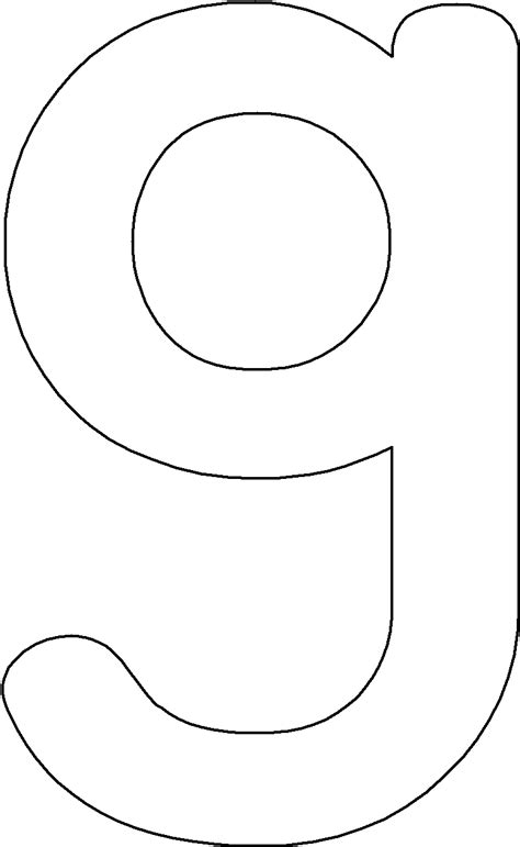 The Letter G Is Made Up Of Black And White Letters Which Are Outlined