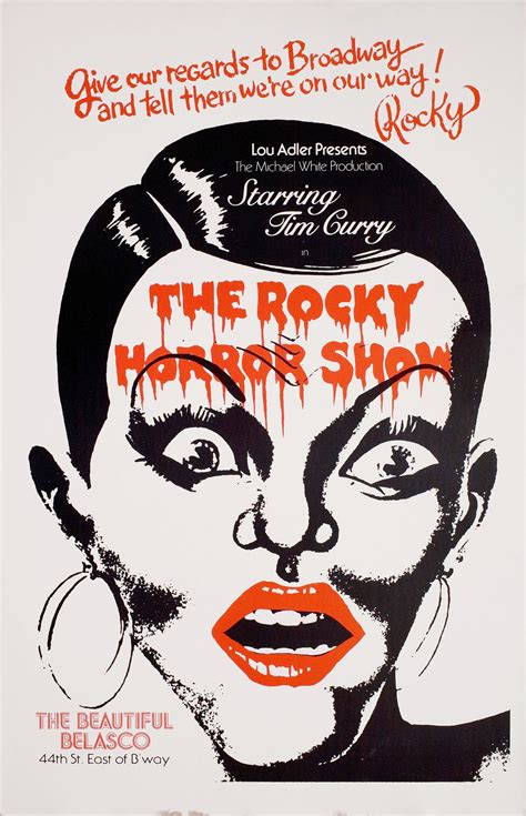 The Rocky Horror Picture Show Original 1975 Us Window Card Poster
