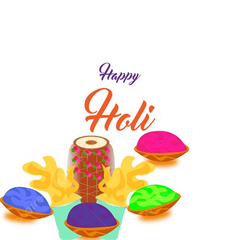Happy Holi Color Vector Hd Images Happy Holi Design With Multi Color