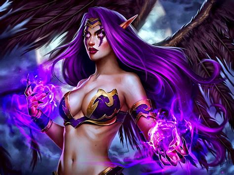 Hd Wallpaper Fantasy Art League Of Legends Morgana Sexy Women One Person Wallpaper Flare