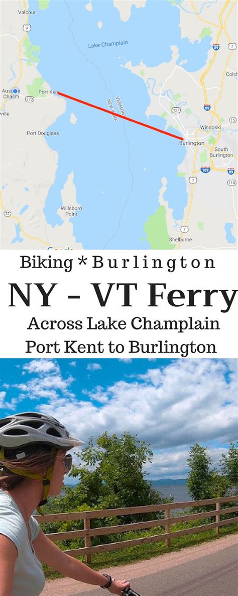Biking Burlington Taking The Ferry Across Lake Champlain From Port