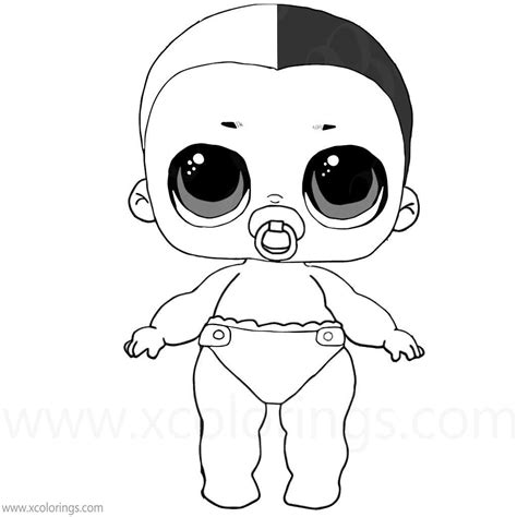 LOL Baby Coloring Pages LIL Boy Next Door - XColorings.com