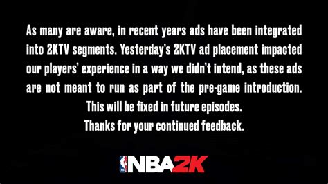 Nba 2k21 Unskippable In Game Ads To Be Removed Game Freaks 365