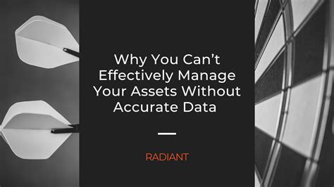 Accurate Data Manage Your Assets Radiant