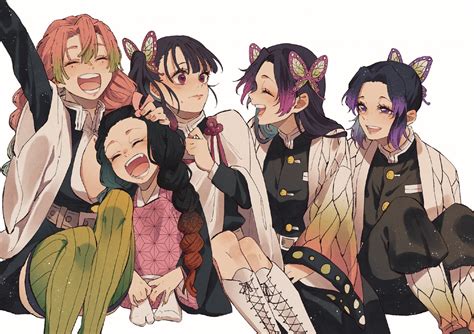 Wallpaper Anime Girls Kimetsu No Yaiba Mitsuri Kanroji Kochou