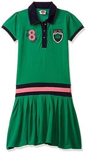 buy 612 league girl s cotton a line knee length casual dress at