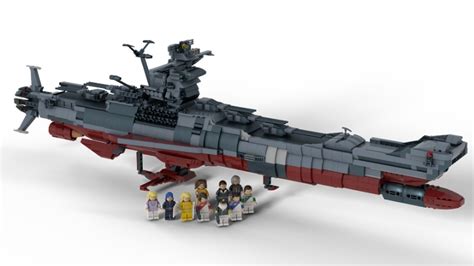 Moc Military Ucs Space Battleship Yamato Building Blocks Kit Battle