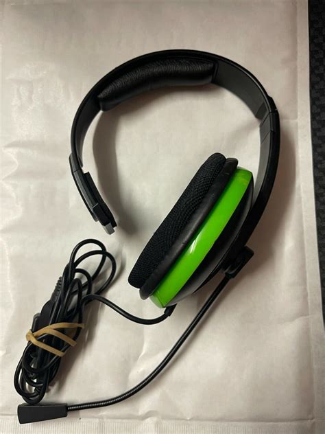 Turtle Beach Ear Force Xc Black Headband Headsets For Microsoft Xbox