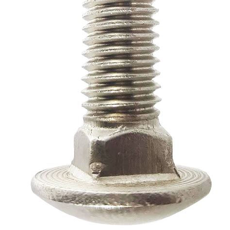 14 20 X 4 Carriage Bolts Stainless Steel Fully Threaded Qty 10 706