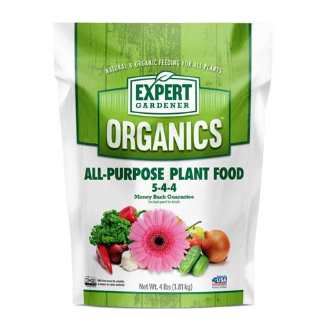 Expert Gardener Organic All Purpose Plant Food 4 Lb Fertilizer Eg4ap