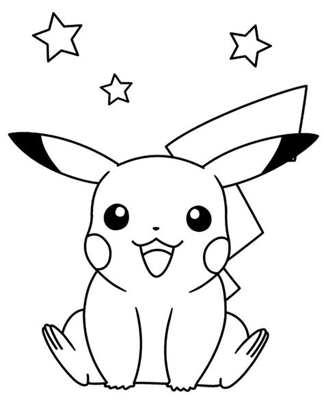Desenhos Do Pikachu Para Imprimir E Colorir Em 2021 Pikachu Desenho