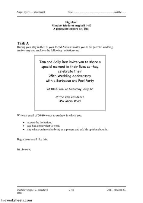 Letter Writing Interactive And Downloadable Worksheet You Can Do The