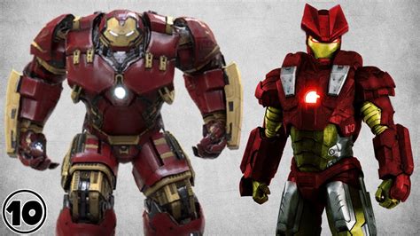 The second time is in iron man 3, when he is using the prototype mark 42 armor. Top 10 Alternate Iron Man Suits - YouTube