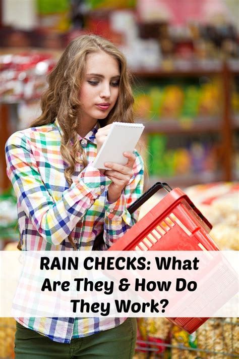 Rain Checks What Are They How Do They Work Barefoot Budgeting