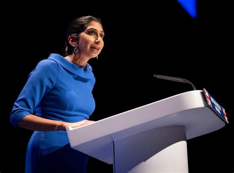 Suella Braverman Tory Conference Speech Heavy On Anti Migrant Rhetoric