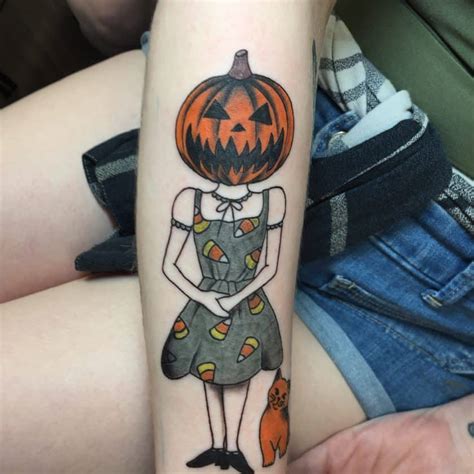 10 Awesome Pumpkin Tattoos Part Ii