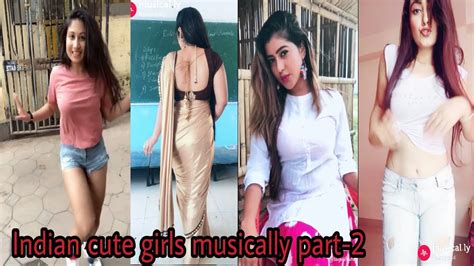 indian cute girls in musical ly video indian musically 2018 youtube