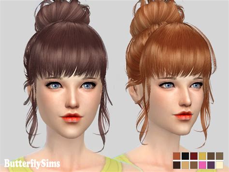 My Sims 4 Blog Butterflysims 153 Hair For Females