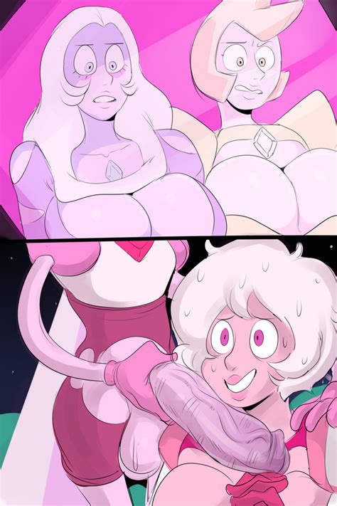 Rule 34 1futa 2koma 3girls Blue Diamond Steven Universe Blush Blushing Breasts Cartoon