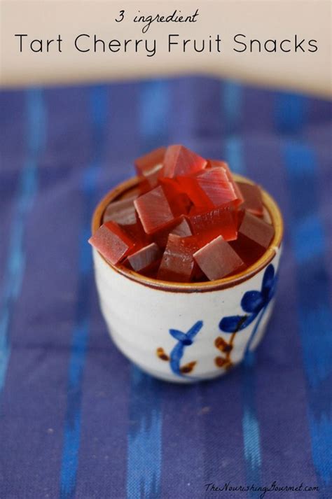 Tart Cherry Fruit Snacks Great For The Kids Lunch Boxes And Summer