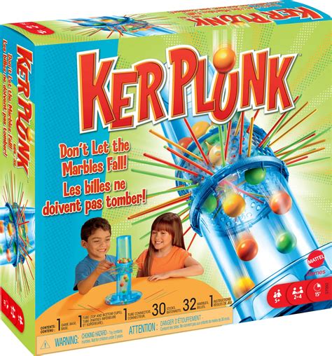 Buy Mattel Games KerPlunk Kids Game, Easy-to-Learn Family Game for 2