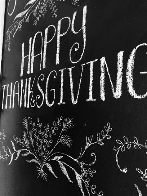 chalkboard art thanksgiving