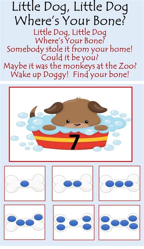 Dog Counting And Matching Game Preschool Circle Time Preschool