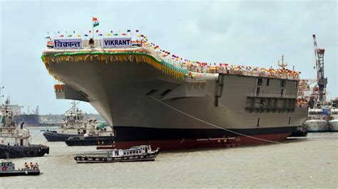 India Launches Indigenously Built Aircraft Carrier