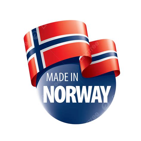 Norway Flag Clipart Transparent Background Norway National Flag Ribbon