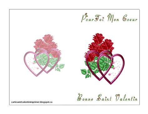 Carte Gratuite à Imprimer Carte St Valentin à Imprimer Gratuite