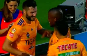 Zelarayán y Gignac se combinaron para que Tigres goleara a Santos