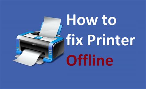 Fix Printer Offline Error In Windows Quick Solutions