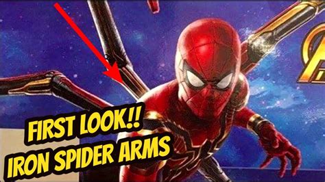 Avengers Infinity War First Look At Iron Spider Man Arms Hindi Youtube