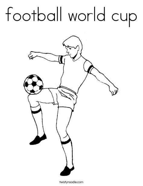 About world cup coloring pages football is a king sport, passion of every age. football world cup Coloring Page - Twisty Noodle