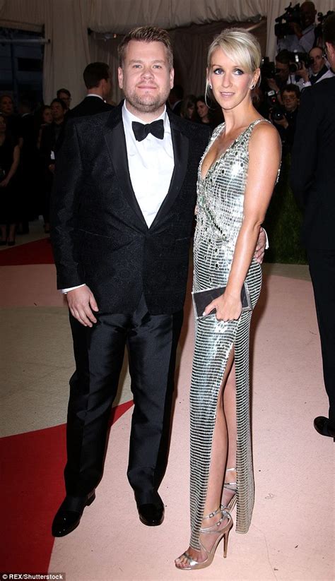 James Corden Joins Metallic Clad Wife Julia Carey For Date Night At Met