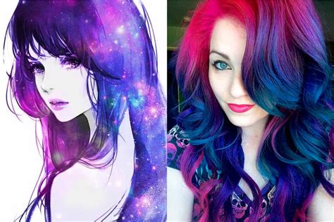 Top 5 Most Exciting Galaxy Hair Color Ideas To Try This Year