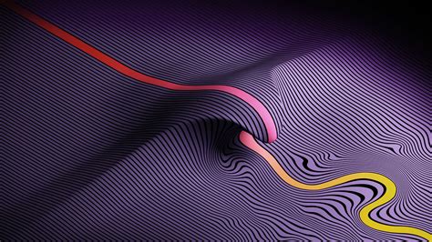 Wavy Lines Abstract Wallpaperhd 3d Wallpapers4k Wallpapersimages