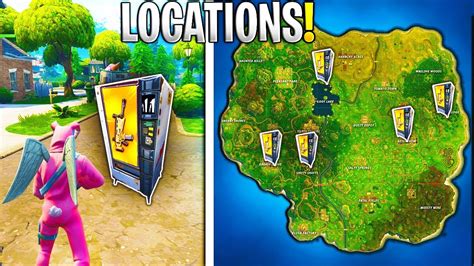 In fortnite, vending machines spawn at random locations on the map and there are five levels of rarity. ALL "Vending Machine" Locations In Fortnite Battle Royale ...
