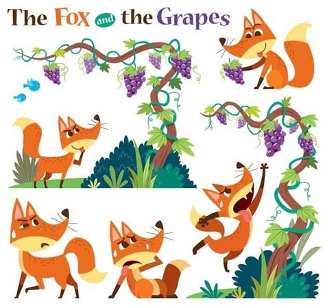 Moral Story The Fox And The Grapes Toppers Bulletin