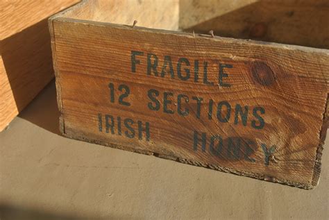 The #1 selection for fabrics & craft supplies. Vintage Irish Honey Box. Old Wooden Crate for Honey ...