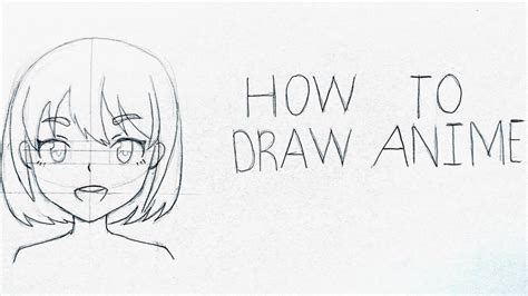 How To Draw Anime Girl For Beginnersstep By Step Tutorial Youtube