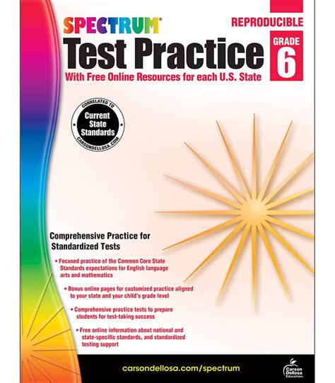 Spectrum Test Practice Workbook Grade 6 Ebook