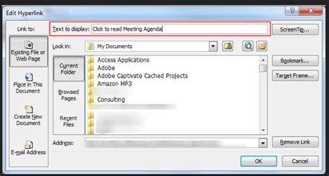 How To Hyperlink A Document In Outlook Daves Computer Tips