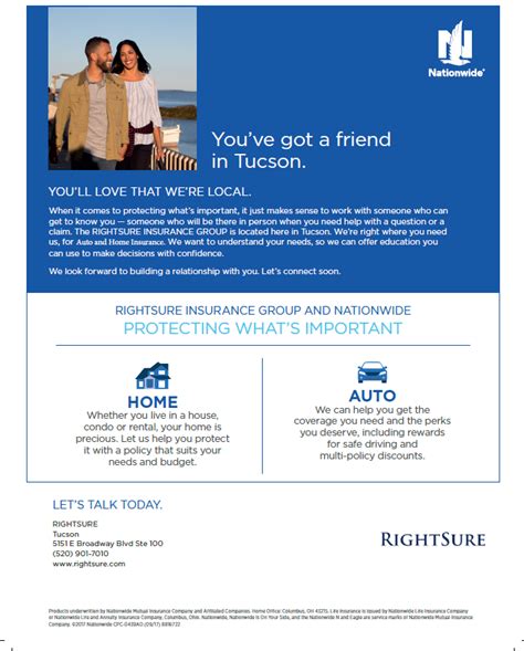 Search our network to find independent insurance companies near you and call an agent today. Nationwide Insurance Agent in Tucson | RightSure Insurance Group in Tucson, Arizona