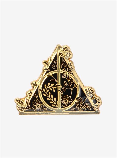 Harry Potter Golden Deathly Hallows Enamel Pin Boxlunch Exclusive