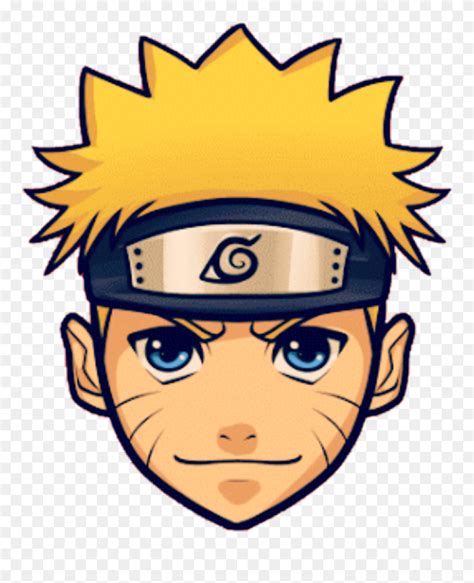 Naruto Face Png Anime Boy Easy Drawing Clipart 5712904