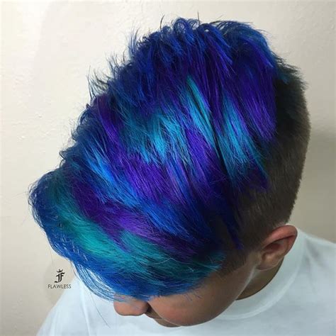 (boys w/ blue hair/teal hair) *smiles like the cheshire cat* well helllloo. Instagram photo by Marie Negron • Jun 30, 2016 at 5:50pm ...