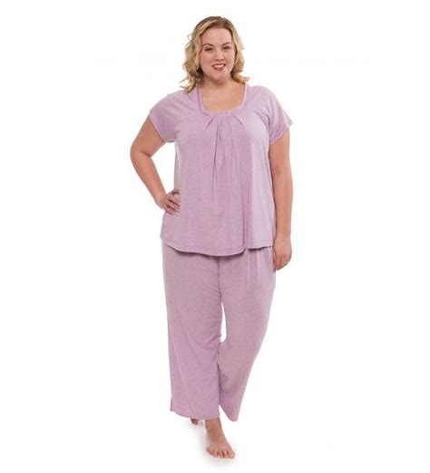 Womens Pajamas In Bamboo Viscose Bamboo Bliss Cozy Sleepwear Set By Texere Heather Lilac